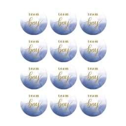 60/120pcs Team Boy Team Girl Stickers Boy or Girl Sticker for Gender Reveal Party Decoration Baby Shower Supplies Gift Box Label