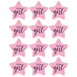 60/120pcs Team Boy Team Girl Stickers Boy or Girl Sticker for Gender Reveal Party Decoration Baby Shower Supplies Gift Box Label