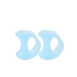 4pcs=2pairs Silicone Separator Hallux Valgus Finger Protector Toe Orthopedic Products Corrector Feet Care Straightener Pedicure