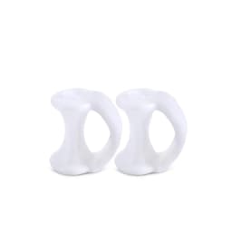 4pcs=2pairs Silicone Separator Hallux Valgus Finger Protector Toe Orthopedic Products Corrector Feet Care Straightener Pedicure