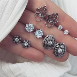 Bohemia Shell Starfish Dangle Earring set For Women Summer Beach Pearl Conch Drop Geometric Earring Girls Fashion Jewelry