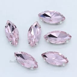 All size 24-colors Navette crystal glass Flatback sew on rhinestone stones montees silver claw button for jewelry DIY Garment