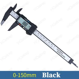 150mm 100mm Carbon Fiber Composites Digital Caliper Watch Repair Tools Measuring Tool Digital Display Caliper Watch Accessories