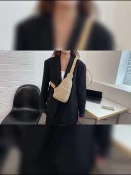 Chest bag corduroy women's chest bag casual lightweight waist bag Korean style versatile pure color extra soft crossbody small bag simple corduroy shoulder crossbody bag
