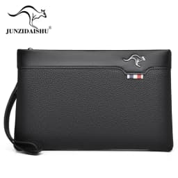 Luxury Brand Business Men Wallet Leather Man Clutch Bag Coins Pocket Purse Casual Envelope Long Wallets Luxury Handbag for Phone