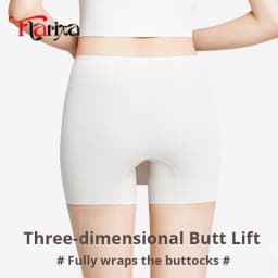 Flarixa Ice Silk Safety Shorts Double Layer Invisible Under Skirt Panties Seamless Boyshorts Women Underwear Anti Friction Pants