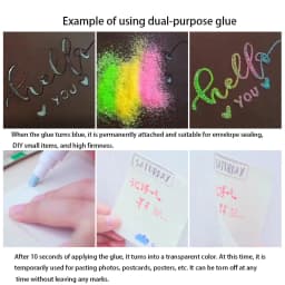 1pc JAPAN ZIG Kuretake Memory System 2 Way Environmental Protection Coloured Glue Pen Japan 1mm 2mm 4mm 15mm DIY Glue