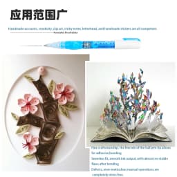 1pc JAPAN ZIG Kuretake Memory System 2 Way Environmental Protection Coloured Glue Pen Japan 1mm 2mm 4mm 15mm DIY Glue