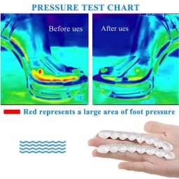 Silicone Pads for Women's Shoes Non-slip Inserts Self-adhesive Forefoot Heel Gel Insoles for Heels Sandals Anti-Slip Foot Pad