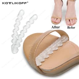 Silicone Pads for Women's Shoes Non-slip Inserts Self-adhesive Forefoot Heel Gel Insoles for Heels Sandals Anti-Slip Foot Pad