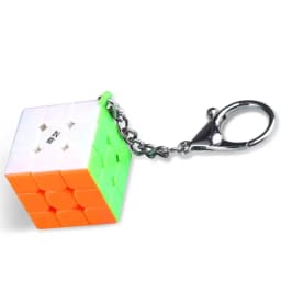 Sengso Key Chain 3x3 Mini Magic Cube 3x3 Bread Magic Tower KeyChain Backpack Decoration Cubo Magico Puzzle Toy Children Gift