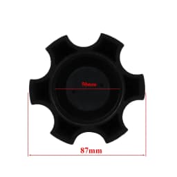 Universal 50mm Plastic Black Racing Gas Fuel Tank Cap With Vent Cap For Yamaha Kawasaki Honda Suzuki Motorcycle Dirt Bike ATV