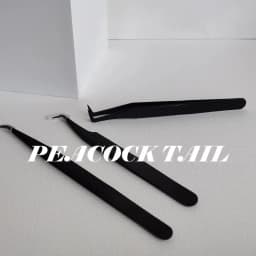 Fiber Tip False Lash Tweezers For Eyelash Extensions Black Tweezer Perfect Close Tip Of Tweezer For Eyelashes