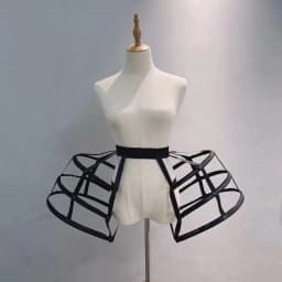 Women's Baroque Pannier Petticoat Victorian Bustle Cage Hoop Skirt Underskirt Crinoline Cosplay Vintage