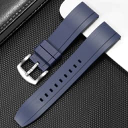 Premium Grade Vulcanized FKM Rubber Watch Strap for Seiko for Rolex 20mm 22mm 24mm Quick Release Watchbands Rubber Strap Tropic
