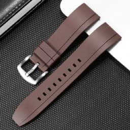 Premium Grade Vulcanized FKM Rubber Watch Strap for Seiko for Rolex 20mm 22mm 24mm Quick Release Watchbands Rubber Strap Tropic