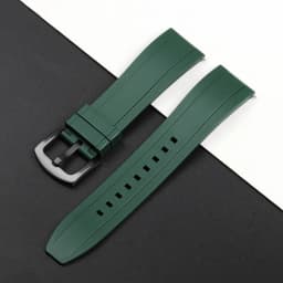 Premium Grade Vulcanized FKM Rubber Watch Strap for Seiko for Rolex 20mm 22mm 24mm Quick Release Watchbands Rubber Strap Tropic