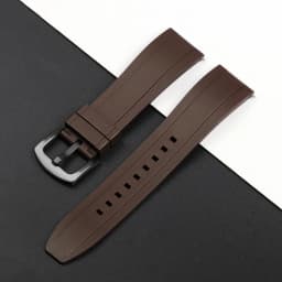 Premium Grade Vulcanized FKM Rubber Watch Strap for Seiko for Rolex 20mm 22mm 24mm Quick Release Watchbands Rubber Strap Tropic