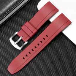 Premium Grade Vulcanized FKM Rubber Watch Strap for Seiko for Rolex 20mm 22mm 24mm Quick Release Watchbands Rubber Strap Tropic