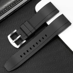 Premium Grade Vulcanized FKM Rubber Watch Strap for Seiko for Rolex 20mm 22mm 24mm Quick Release Watchbands Rubber Strap Tropic