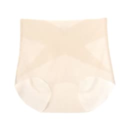 Flarixa Ice Silk Panties Women Ultra Thin High Waist Briefs Cross Belly Slimming Underwear Shaping Pants Female Lingerie