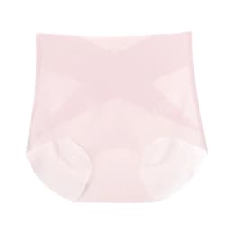 Flarixa Ice Silk Panties Women Ultra Thin High Waist Briefs Cross Belly Slimming Underwear Shaping Pants Female Lingerie