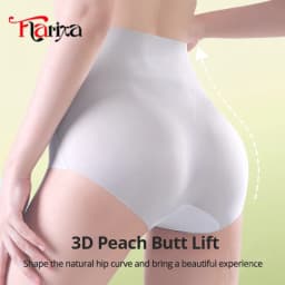 Flarixa Ice Silk Panties Women Ultra Thin High Waist Briefs Cross Belly Slimming Underwear Shaping Pants Female Lingerie
