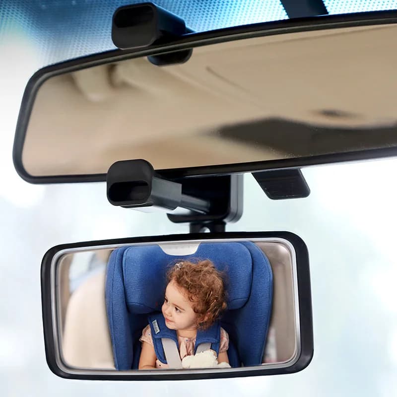 Baby Mirror Car Interior Rear View Mirror Clip Rear Facing Mirrors For Auto Safety Driving Kids Baby Monitor Angle Adjustable