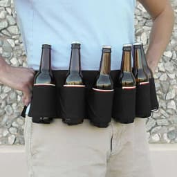 fashion Beer Holder Belt Portable 6 Pack Beer Wine Bottle Beverage Soda Can Drink Waist Bag Ideal for party camping Outdoor