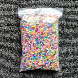 10000pcs/bag 2.6mm Mini Fuse Beads 3D Pixel Puzzle Toy Ironing Beads Melting Beads For Children Toy Handmade DIY Crafts Decors