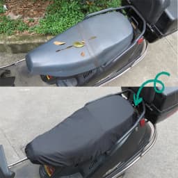 Motorcycle Seat Cover Waterproof Seat Cover Universal Flexible Saddle-Cover Black Sun-Protection Heat Insulation Cushion Covers