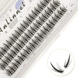 Anlinnet Dovetail+A-Type Individual Lashes Professional Makeup Mink Eyelash Bundles Natural 3D Russian Fluffy False Eyelashes