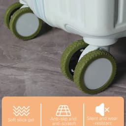 Luggage Wheels Protector Suitcase Small Parts Wear Resistant Silicone Protection Cover For Most Spinners Wheels