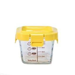 170ml Fashion Glass Food Storage Box Frozen Baby Food Glass Cup Simple Microwave Safe Baby Food Storage Jar for Little Ones