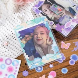 Mr. Paper 1 Style 50pcs/Book Copperplate Paper Coil Sticker Book Cartoon Pattern DIY Handbook Guka Decoration Material Collage