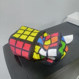 Magic Cube Bag for Rubics Cube Accessories Twisty Puzzles Bags Double-Sided Portable Purses Pendant Kids Intelligence Toy Gift