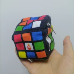 Magic Cube Bag for Rubics Cube Accessories Twisty Puzzles Bags Double-Sided Portable Purses Pendant Kids Intelligence Toy Gift