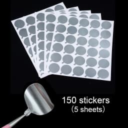 150Pcs Tin Foil Glue Pads Eyelash Extension Stickers Glue Holder Pallet Paper Lashes Stickers Beauty MakeupTool