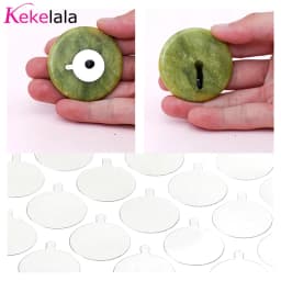 150Pcs Tin Foil Glue Pads Eyelash Extension Stickers Glue Holder Pallet Paper Lashes Stickers Beauty MakeupTool