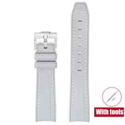 20mm Diving Strap for Omega X Swatch Joint MoonSwatch Men Women Arc Curved End TPU Rubber Bracelet for Rolex Watch Band Tools
