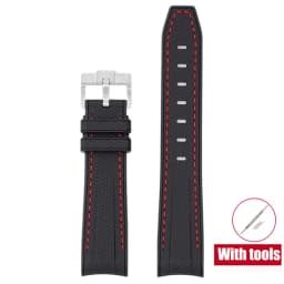 20mm Diving Strap for Omega X Swatch Joint MoonSwatch Men Women Arc Curved End TPU Rubber Bracelet for Rolex Watch Band Tools