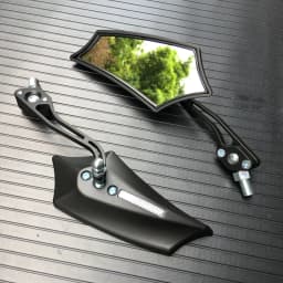 2Pcs Motorcycle Left Right Side 8MM 10MM RearView Mirrors With Changable Screws Universial for Yamaha Honda Kawasaki Suzuki
