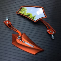 2Pcs Motorcycle Left Right Side 8MM 10MM RearView Mirrors With Changable Screws Universial for Yamaha Honda Kawasaki Suzuki
