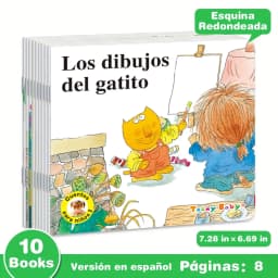 1 Set of 10 Spanish Story Book Collection Intellectual Enlightenment Early Knowledge Learning Gift Books