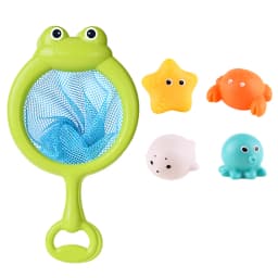 Baby Cute Animals Bath Toy LED Light Up Toys Swimming Water Soft Rubber Float Induction Luminous Duck for Kids Play Funny Gifts