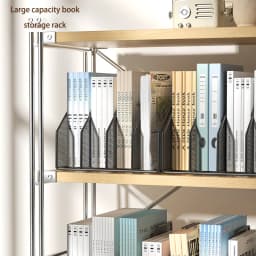 3 or 4 Slot Desktop File Organizer Metal Mesh Magazine Book Document Holder Black White for Office School Home Students Teachers