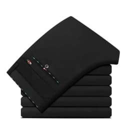 Black Suit Pants for Men Spring and Autumn Stretchy and Non-Ironing Office Trousers Slim Fit Formal Pants for Men Dress Pants