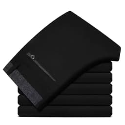 Black Suit Pants for Men Spring and Autumn Stretchy and Non-Ironing Office Trousers Slim Fit Formal Pants for Men Dress Pants