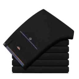 Black Suit Pants for Men Spring and Autumn Stretchy and Non-Ironing Office Trousers Slim Fit Formal Pants for Men Dress Pants