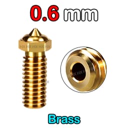 For QIDI TECH q1 pro Nozzle Brass Hardened Steel X PLUS 3/ X MAX 3/X SMART 3 Qidi q1 Nozzle Plated Copper